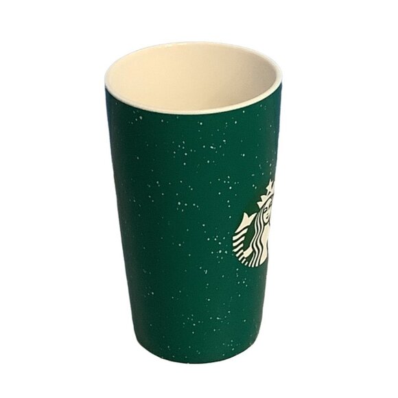Starbucks Coffee Mug 16oz Green Speckled Tall Mermaid Ceramic Cup Drink Hot 2020 - Picture 5 of 7